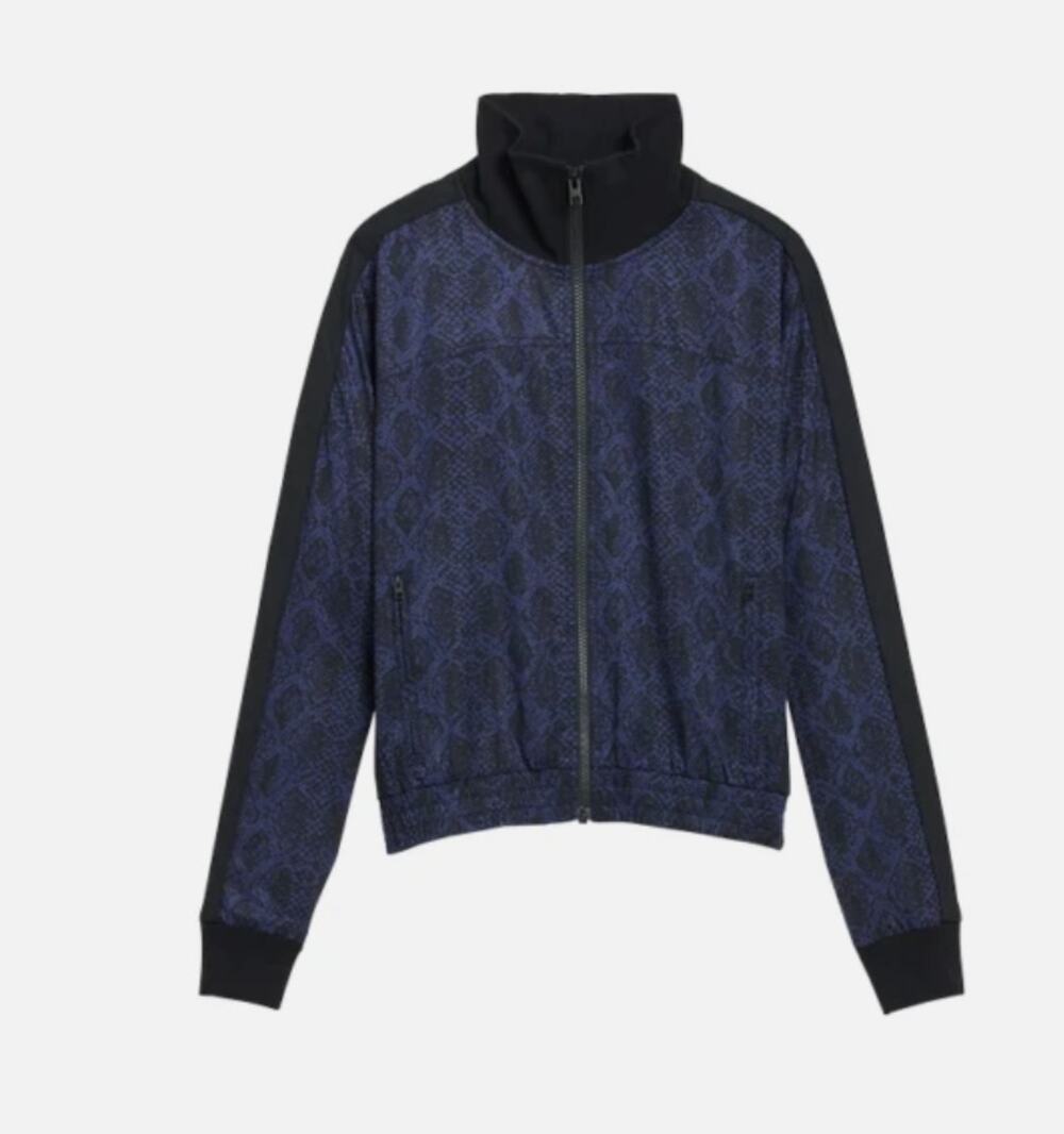 Athleta Brooklyn Track Bomber Athletic Jacket Size L